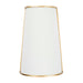 Varaluz - 364W02MWFG - Two Light Wall Sconce - Coco - Matte White/French Gold