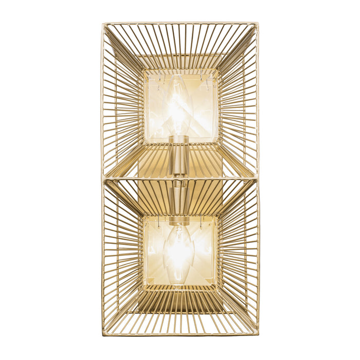 Varaluz - 366W02FG - Two Light Wall Sconce - Arcade - French Gold