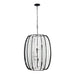 Varaluz - 367F06CB - Six Light Foyer Pendant - Caesar - Carbon