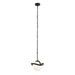 Varaluz - 374M01CBFG - One Light Mini Pendant - Black Betty - Carbon/French Gold