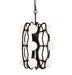 Varaluz - 374P12CBFG - LED Pendant - Black Betty - Carbon/French Gold