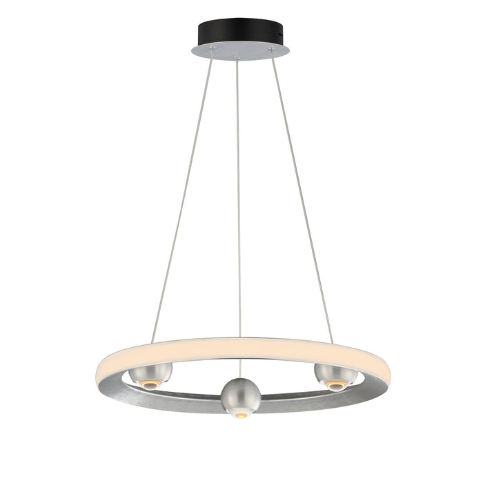 ET2 - E23511-AL - LED Pendant - Nodes - Brushed Aluminum