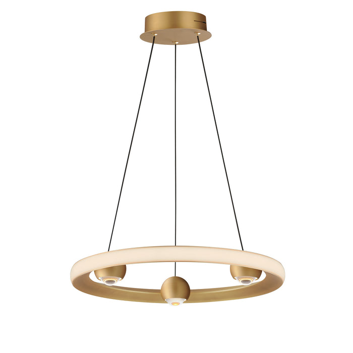 ET2 - E23511-GLD - LED Pendant - Nodes - Gold