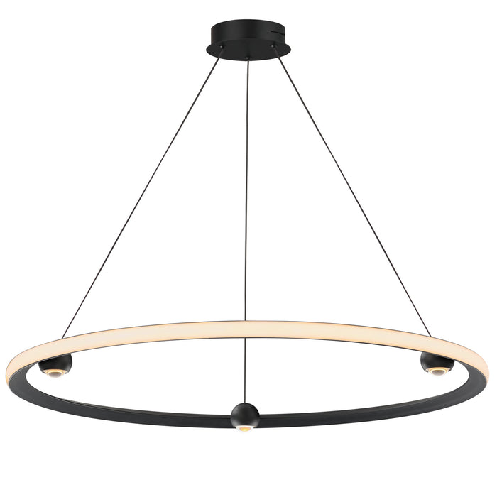 ET2 - E23514-BK - LED Pendant - Nodes - Black