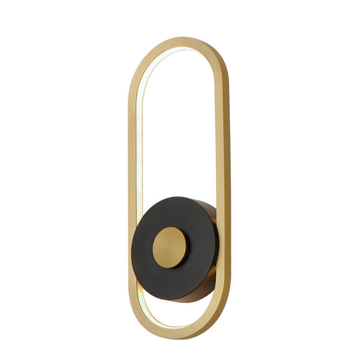 ET2 - E42104-BKGLD - LED Outdoor Wall Sconce - Gravity - Black / Gold