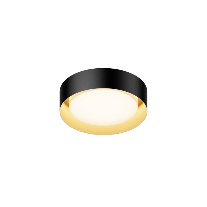 ET2 - E51010-BKGLD - LED Flush Mount - Echo - Black / Gold