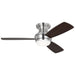 Visual Comfort Fan - 3IKR44BSD - 44"Ceiling Fan - Ikon - Brushed Steel