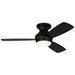 Visual Comfort Fan - 3IKR44MBKD - 44"Ceiling Fan - Ikon - Midnight Black