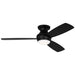 Visual Comfort Fan - 3IKR52MBKD - 52"Ceiling Fan - Ikon - Midnight Black