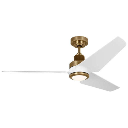 Visual Comfort Fan - 3RULSM52HABD - 52"Ceiling Fan - Ruhlmann - Hand Rubbed Antique Brass