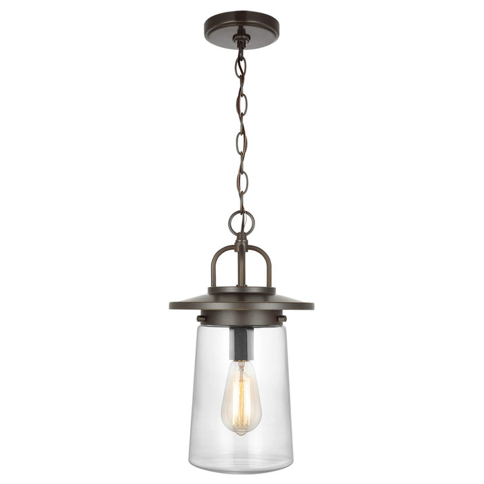 Generation Lighting. - 6208901-71 - One Light Outdoor Pendant - Tybee - Antique Bronze