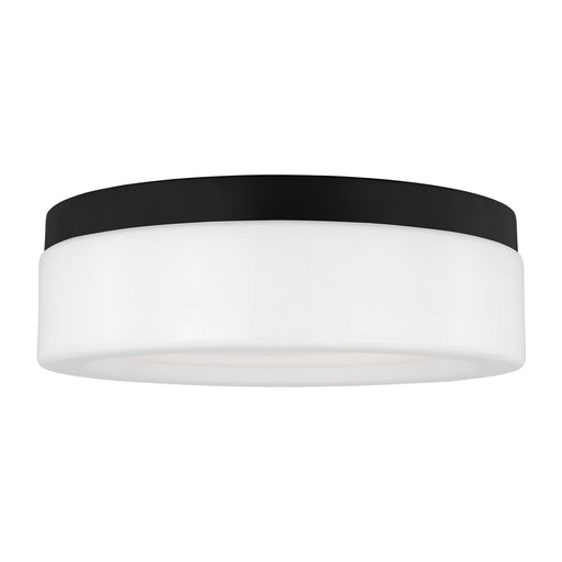 Generation Lighting. - 7569093S-112 - LED Flush Mount - Rhett - Midnight Black