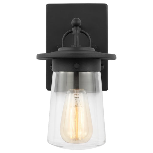 Generation Lighting. - 8508901-12 - One Light Outdoor Wall Lantern - Tybee - Black