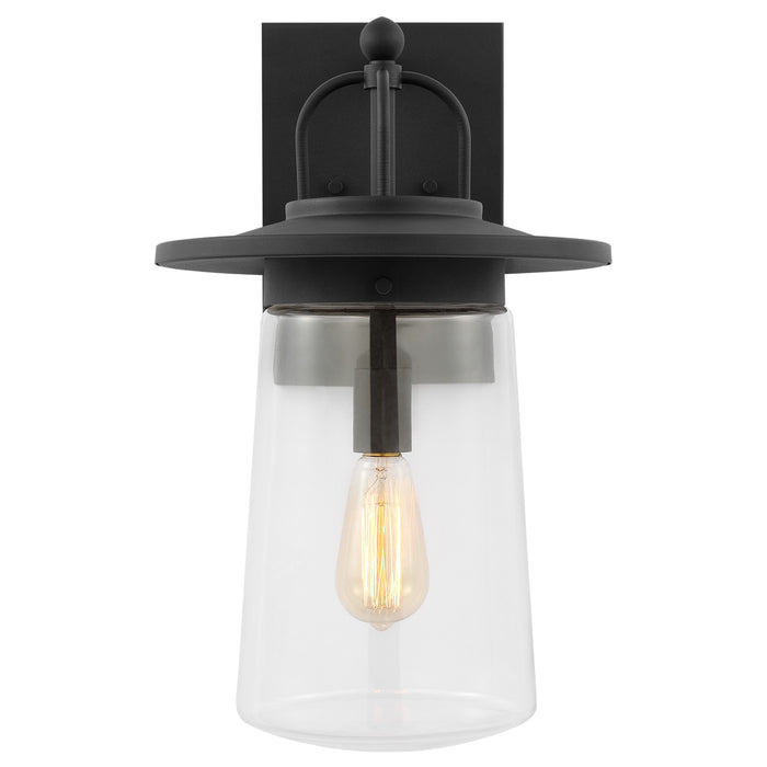 Generation Lighting. - 8708901-12 - One Light Outdoor Wall Lantern - Tybee - Black