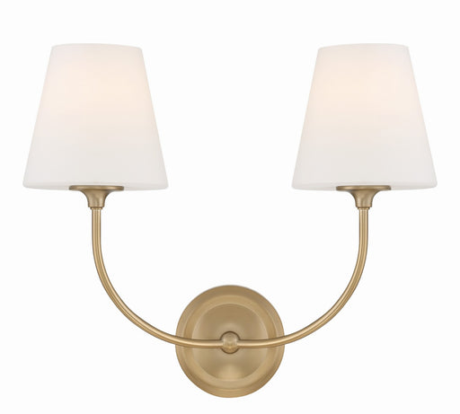 Crystorama - 2442-OP-VG - Two Light Wall Sconce - Sylvan - Vibrant Gold