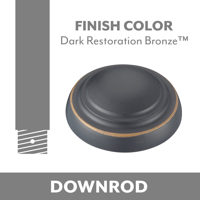 Minka Aire - DR572-DRB - Ceiling Fan Downrod - Minka Aire - Dark Restoration Bronze