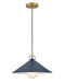 Lark - 84437LCB-MV - LED Pendant - Milo - Lacquered Brass