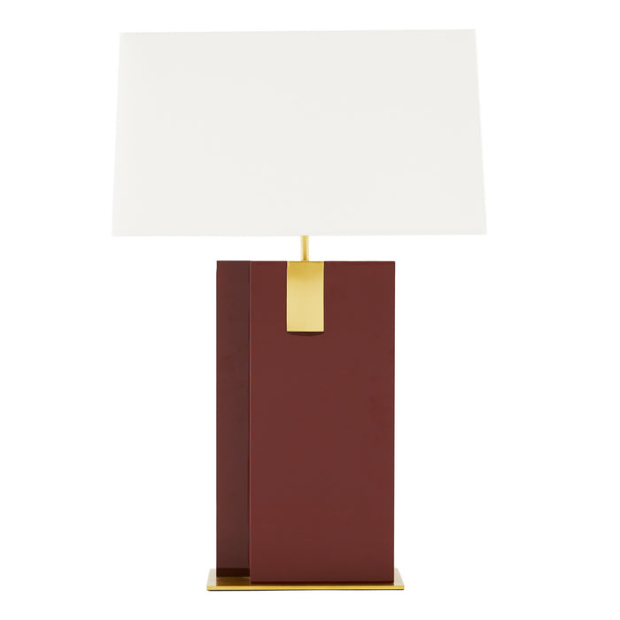 Arteriors - 15074-677 - One Light Table Lamp - Ruby - Paprika