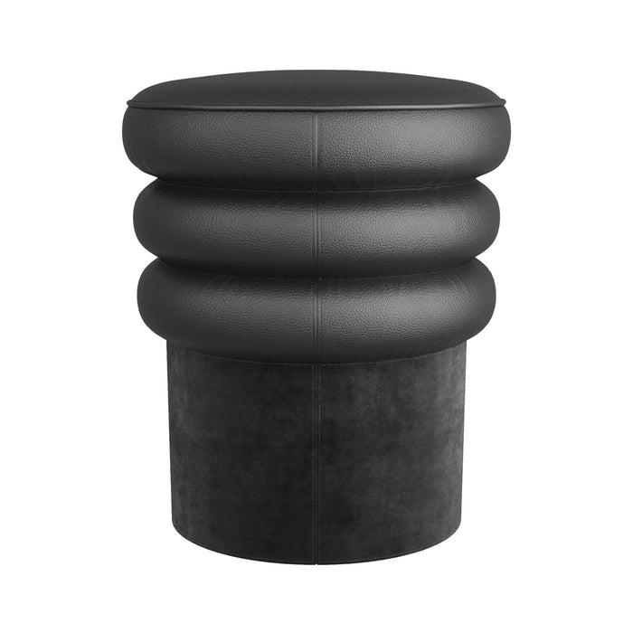 Arteriors - 6265 - Ottomon - Rollo - Black