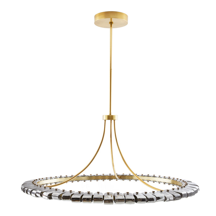 Arteriors - 89660 - One Light Chandelier - Santorini - Blue Smoke Luster