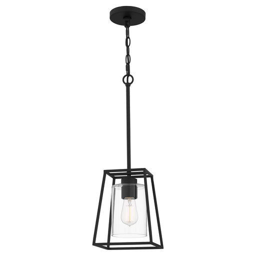 Quoizel - PRC1508MBK - One Light Mini Pendant - Prescott - Matte Black