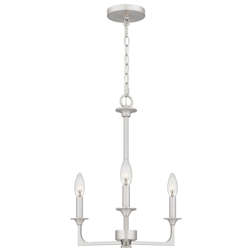 Quoizel - PRC5016BN - Three Light Chandelier - Prescott - Brushed Nickel