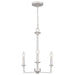 Quoizel - PRC5016BN - Three Light Chandelier - Prescott - Brushed Nickel