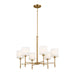 Kichler - 52500BNB - Six Light Chandelier - Ali - Brushed Natural Brass