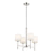 Kichler - 52504PN - Four Light Mini Chandelier - Ali - Polished Nickel