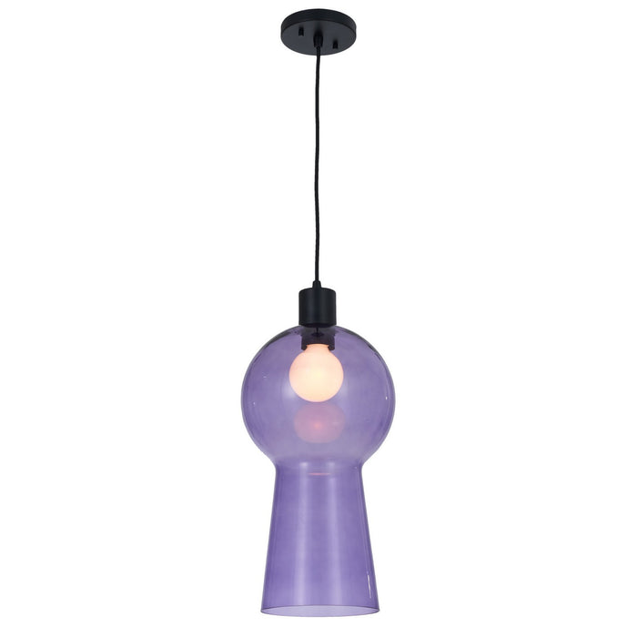 Kalco - 517912MB - One Light Mini Pendant - Cores - Matte Black