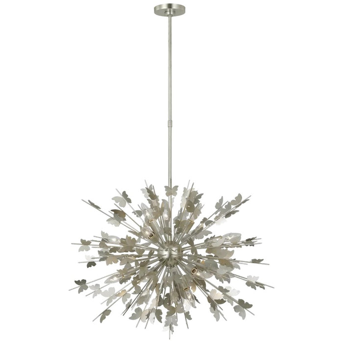 Visual Comfort Signature - JN 5501BSL - LED Chandelier - Farfalle - Burnished Silver Leaf