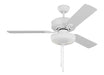 Generation Lighting. - 3LD48RZWD - 48" Ceiling Fan - Linden - Matte White