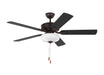 Generation Lighting. - 5LD52BZD - 52" Ceiling Fan - Linden - Bronze