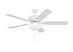 Generation Lighting. - 5LD52RZWD - 52" Ceiling Fan - Linden - Matte White