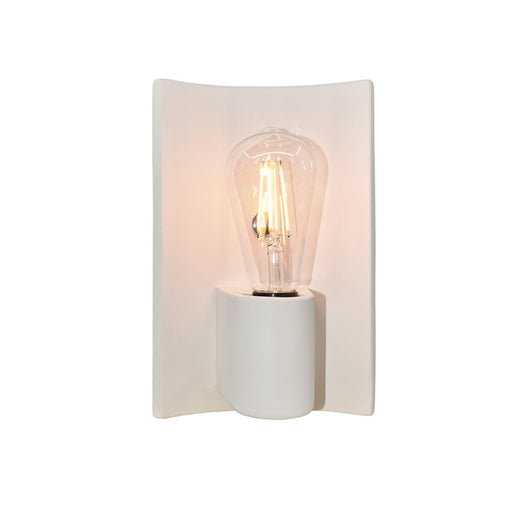 Justice Designs - CER-7061-BIS-NCKL - One Light Wall Sconce - Ambiance - Bisque