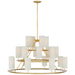 Visual Comfort Signature - ARN 5285G-L - LED Chandelier - Trevi - Gild