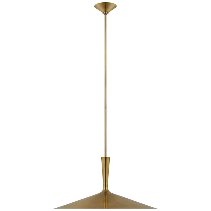 Visual Comfort Signature - ARN 5542HAB - LED Pendant - Rosetta - Hand-Rubbed Antique Brass