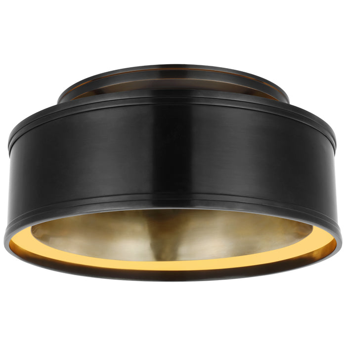 Visual Comfort Signature - CHC 4611BZ - LED Flush Mount - Connery - Bronze