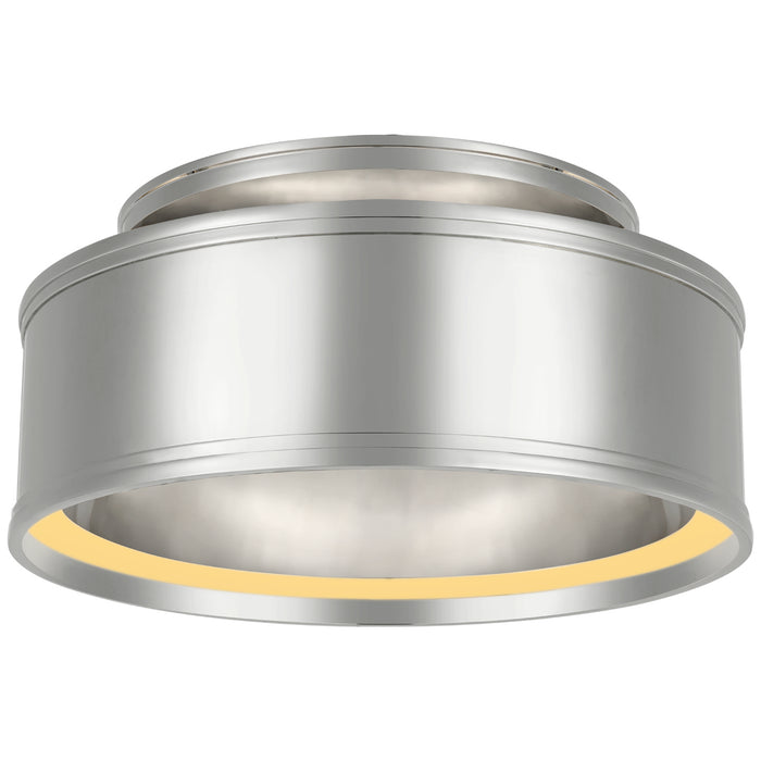 Visual Comfort Signature - CHC 4611PN - LED Flush Mount - Connery - Polished Nickel