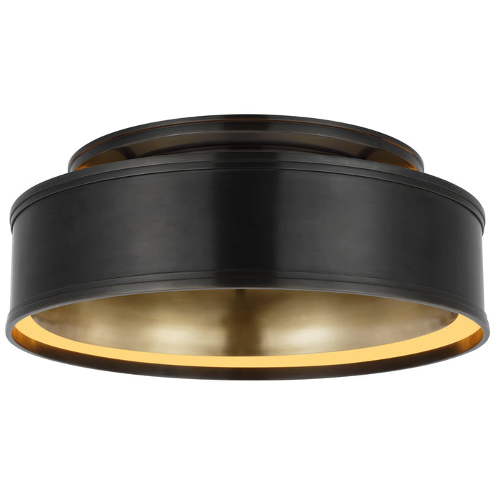 Visual Comfort Signature - CHC 4612BZ - LED Flush Mount - Connery - Bronze