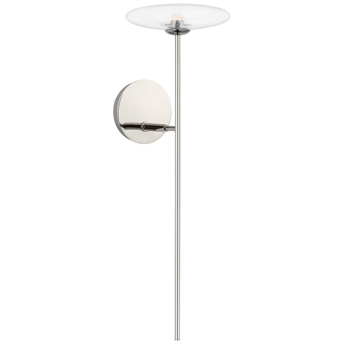 Visual Comfort Signature - S 2690PN-CG - LED Wall Sconce - Calvino - Polished Nickel