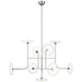 Visual Comfort Signature - S 5693PN-CG - LED Chandelier - Calvino - Polished Nickel