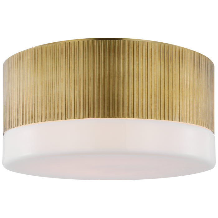 Visual Comfort Signature - TOB 4356HAB-WG - LED Flush Mount - Ace - Hand-Rubbed Antique Brass