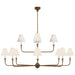 Visual Comfort Signature - TOB 5453AG-L - LED Chandelier - Piaf - Antique Gild