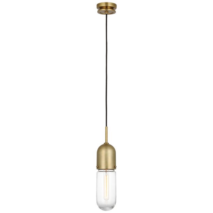 Visual Comfort Signature - TOB 5645HAB-CG-1 - LED Pendant - Junio - Hand-Rubbed Antique Brass