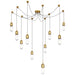 Visual Comfort Signature - TOB 5645HAB-CG-10 - LED Pendant - Junio - Hand-Rubbed Antique Brass