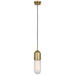 Visual Comfort Signature - TOB 5645HAB-FG-1 - LED Pendant - Junio - Hand-Rubbed Antique Brass