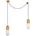 Visual Comfort Signature - TOB 5645HAB-FG-2 - LED Pendant - Junio - Hand-Rubbed Antique Brass