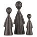 Currey and Company - 1200-0644 - Figure Set of 3 - Ganav - Bronze