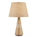 Currey and Company - 6000-0828 - One Light Table Lamp - Amalia - Natural/Brass